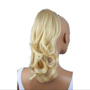 NEW Synthetic Blonde Ponytail Clip Extension